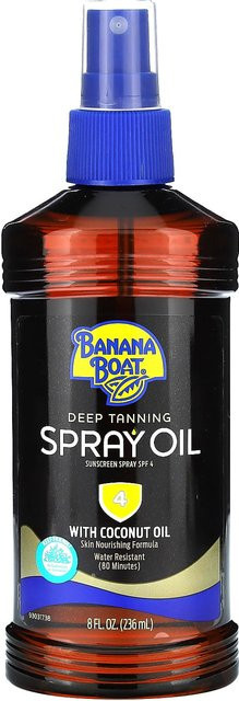 Banana Boat Bräunungsöl-Spray mit Kokosöl, LSF 4, 236 ml - Bild 1