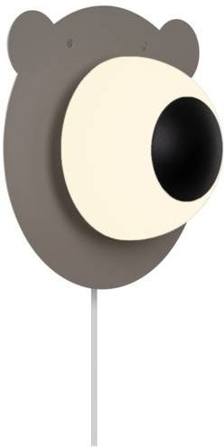 Nordlux Bruna Bear Wandleuchte aus Glas in Braun mit E14 Fassung - Bild 1
