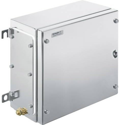 Weidmüller KTB MH 262620 S4E0 Gehäuse aus Edelstahl in Silber, B/T/H: 26,0 x 26,0 x 26,0 cm - Bild 1