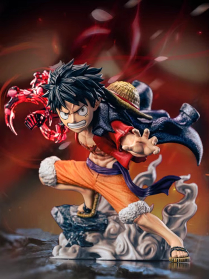 Bandai One Piece Monkey D. Luffy Actionfigur, Kampfstil, PVC-Modell - Bild 2