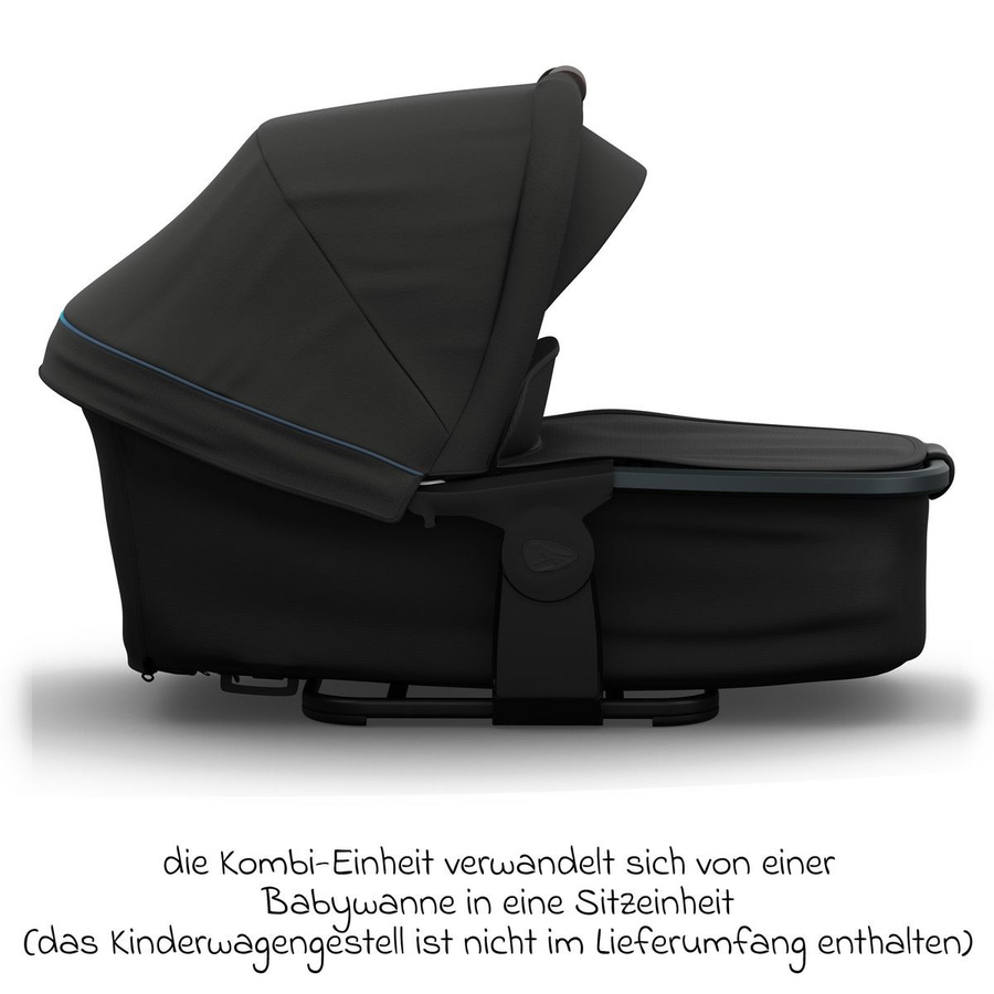 TFK Kombi-Einheit mit Wanne und Sitz für Mono 3/4 & Pro in Anthrazit - Bild 1