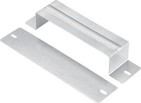 Hager Elektro-Sockelleisten-Zubehör Verbinderschelle aus Edelstahl in Silber, 1 Stück - Bild 1