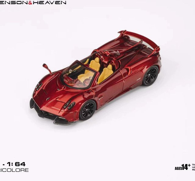 Linyi toy car Pagani Zonda Pagani Huayra Tricolore, Die-Cast Modell, 1:64, Metall, ab 14 Jahren - Bild 1