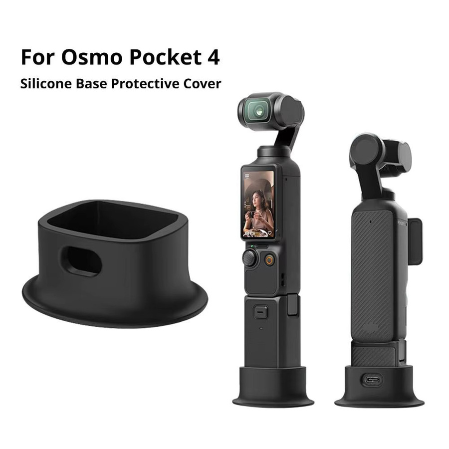 Rutschfeste Silikon-Desktop-Basis für DJI Osmo Pocket 4 und DJI Osmo Pocket 3 in Schwarz - Bild 4