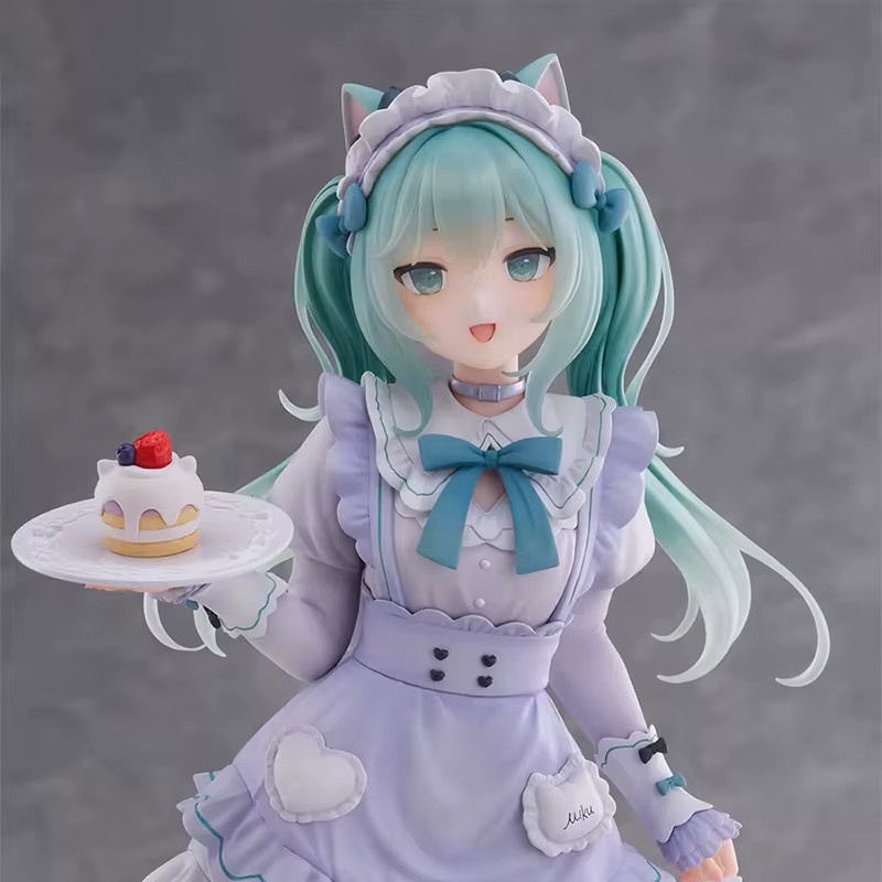 Bandai Hatsune Miku Anime-Figur, Actionfigur, mit Katzenohren, 23cm - Bild 2