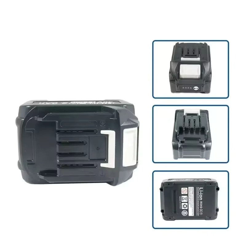 Makita Lithium-Ionen-Akku 12V 3,0Ah für Elektrowerkzeuge, Farbe: Schwarz, kompatibel mit BL1021B BL1041B BL1016 BL1015 BL104 und DF331D - Bild 4