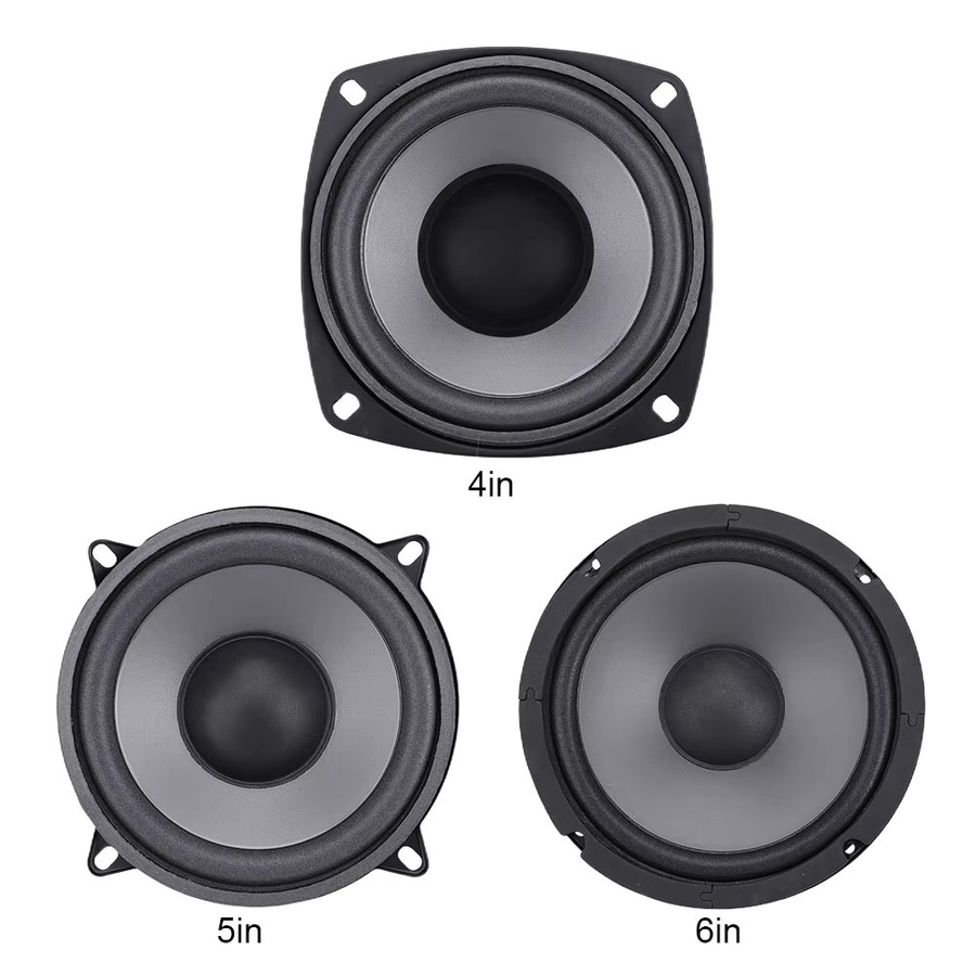 Universal Auto HiFi Koaxial Stereo Lautsprecher 4 Zoll mit 500W in Schwarz - Bild 6