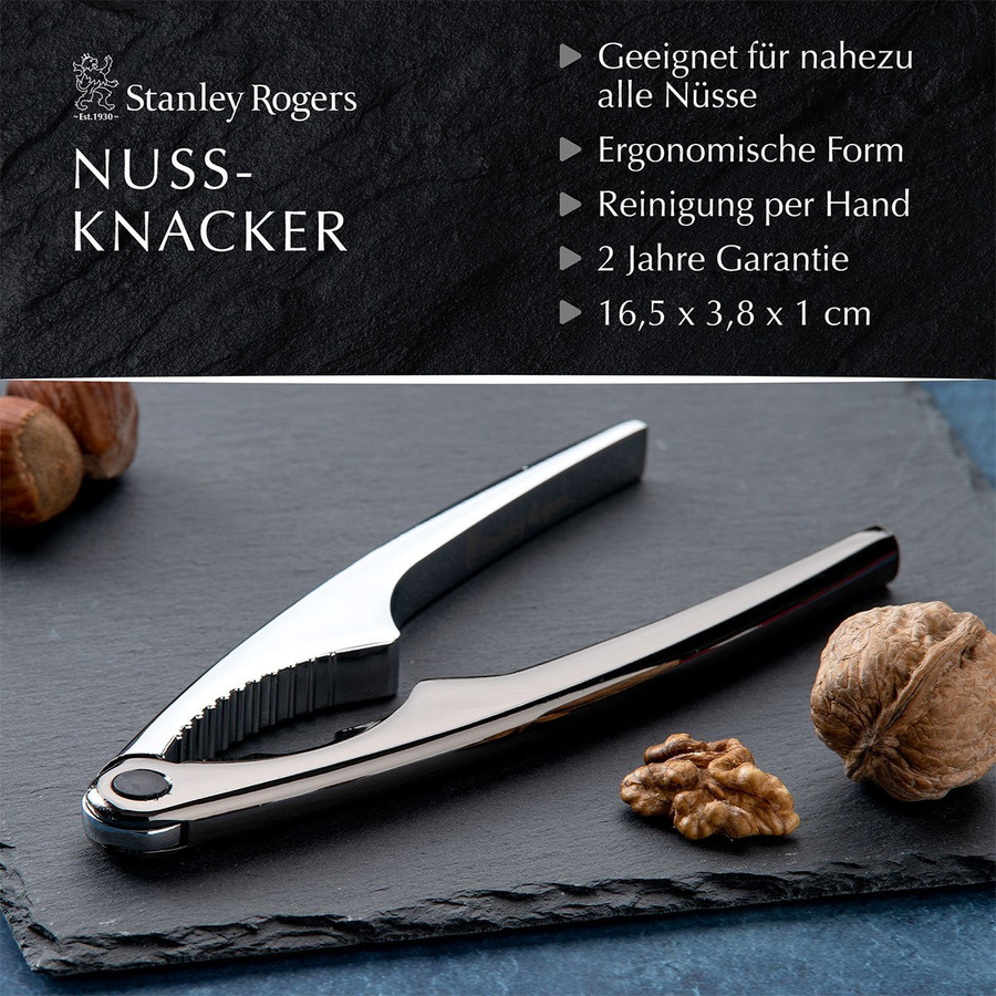 Stanley Rogers Nussknacker aus Zinklegierung in Silber, zweifarbig, Höhe: 17 cm - Bild 3