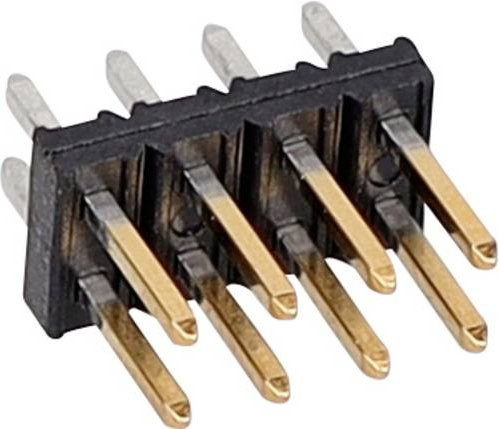 Amphenol Stiftleiste Standard 57102-S06-04LF in Schwarz - Bild 1