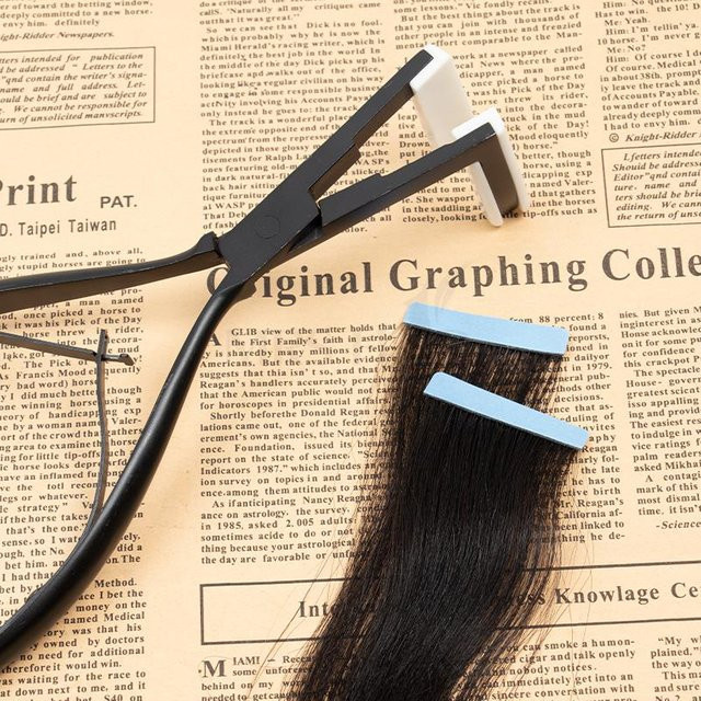 MRSHAIR Band Extensions Zange, Edelstahl, 4,5 cm - Bild 1