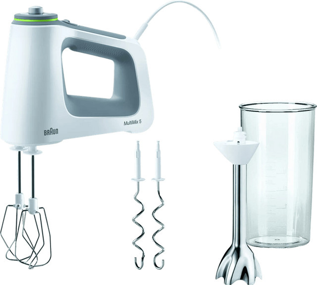Braun MultiMix 5 Handrührgerät HM5107WH in Weiß/Grau - Bild 1