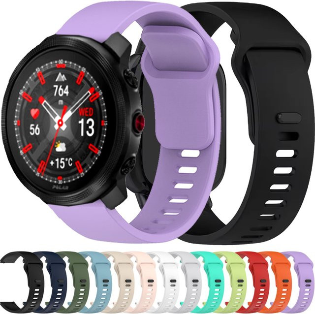 Polar Uhrenarmband Silikon, 20/22 mm, Unisex - Bild 1