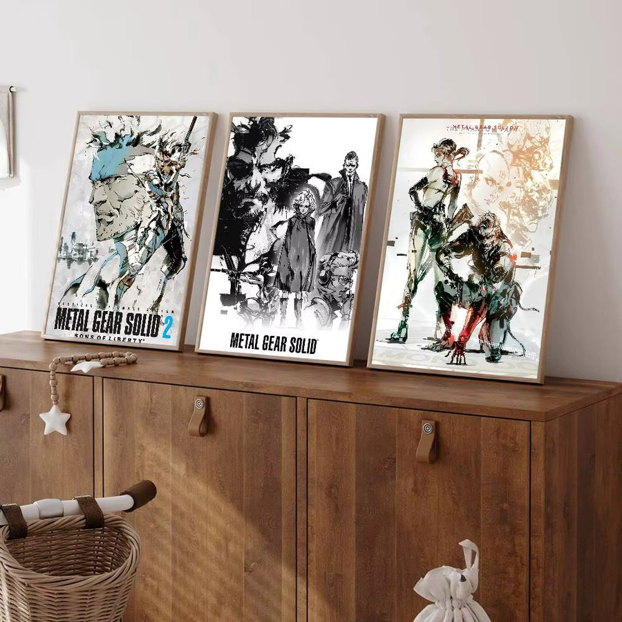 Rastar Metal Gear Solid Anime-Poster als selbstklebender Wandaufkleber in Multicolor - Bild 3