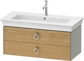 Duravit Waschtischunterschrank ohne Aufsatz in White Tulip, B/T/H: 98,4 x 45,8 x 41 cm - Bild 1