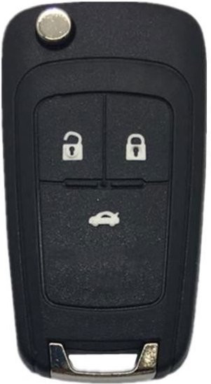 STEL ORA 3-Tasten-Autoschlüsselhülle für Buick, Opel und Chevrolet in Schwarz - Bild 1