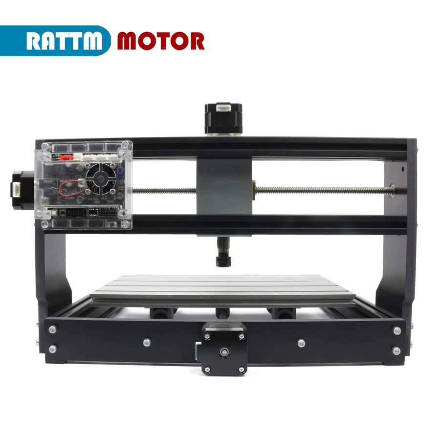 POWACE CNC 3018 Pro Lasergravierer 3-Achsen GrBL-gesteuerte Fräsmaschine für Holzbearbeitung in Schwarz mit optionalem Laserkopf - Bild 6