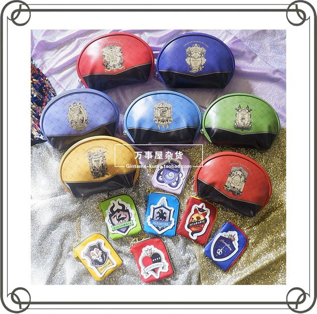 Disney Twisted-Wonderland Tragbare Ledertasche in Muschelform, Make-up-Tasche, Aufbewahrungstasche, hängende Geldbörse - Bild 1