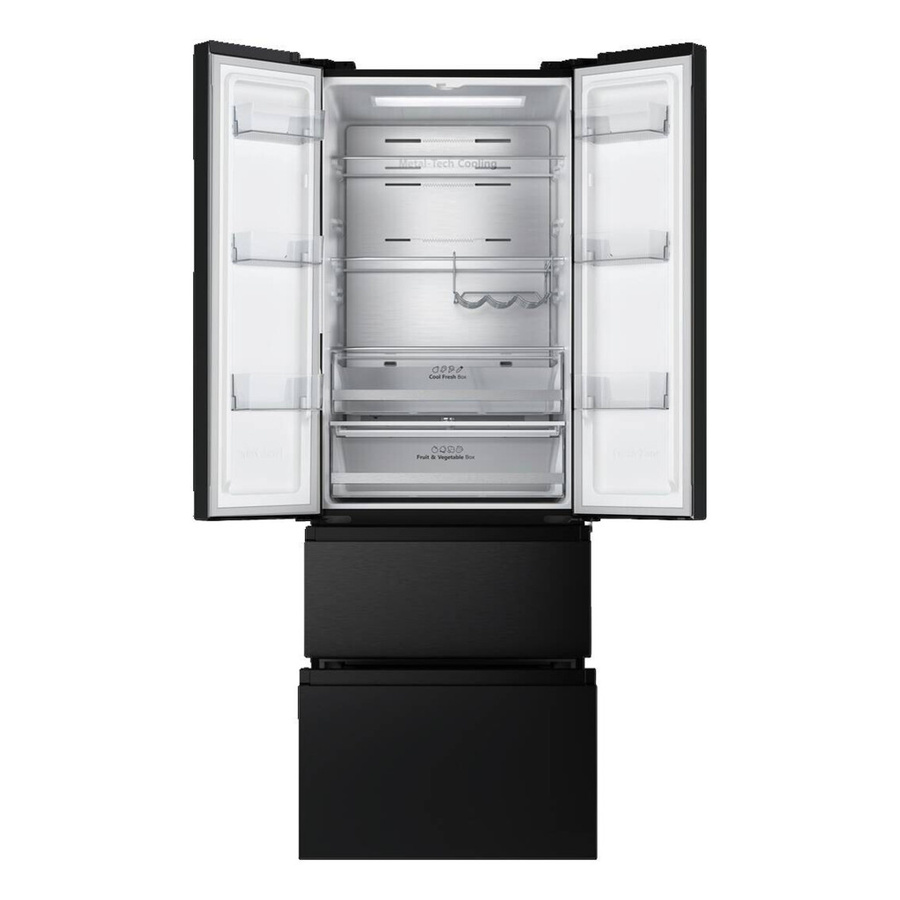 Hisense French-Door Kühl-Gefrierkombination RF632N4AFC1 in Schwarz, B/H/T: 70 x 201 x 69 cm - Bild 2