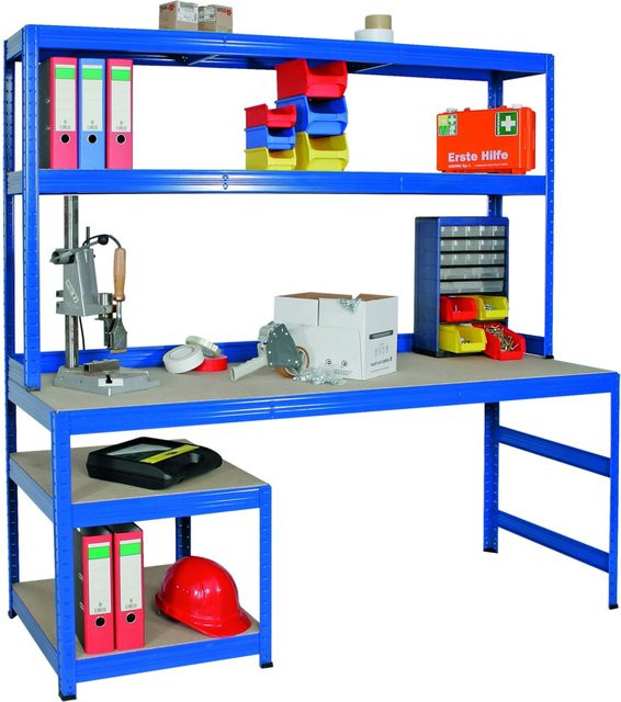 BRB 72198 Arbeits- und Packtisch B/T/H: 180 x 180 x 30/60 cm - Bild 1