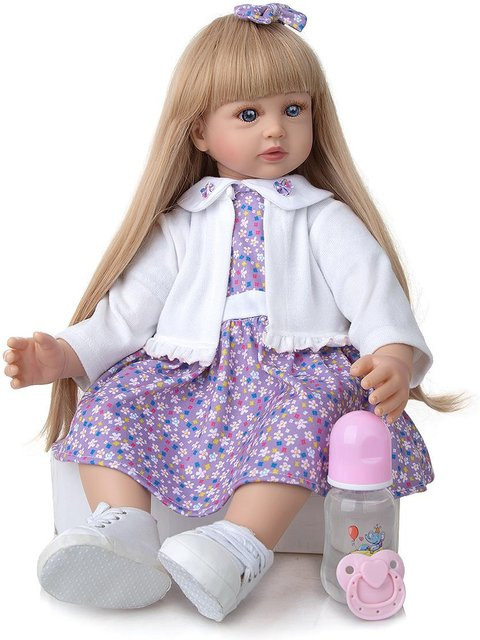 KEIUMI Prinzessin Reborn Puppe, 60 cm, blau - Bild 1