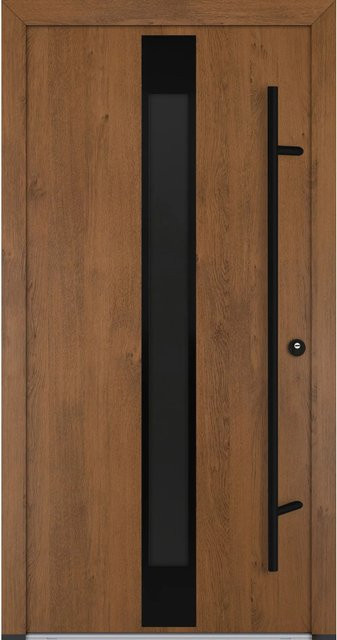 FM Türen AS68 Modell 25 Innenbeschläge Set Winchester Rechts in Braun mit Stahlbeschlägen B: 100 cm, H: 210 cm - Bild 1
