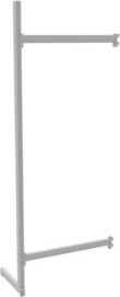 Kerkmann Variabo Leerregal Anbaufeld einseitig in Grau/Silber B: 75,0 cm, H: 200,0 cm, T: 41,0 cm - Bild 1