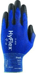 Ansell HyFlex 11-618 Nitril-Handschuh in Blau, Größe 10 - Bild 1