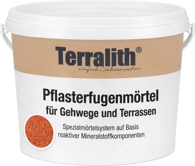 Terralith Drän Pflasterfugenmörtel Terracotta Dunkel frostbeständig - Bild 1
