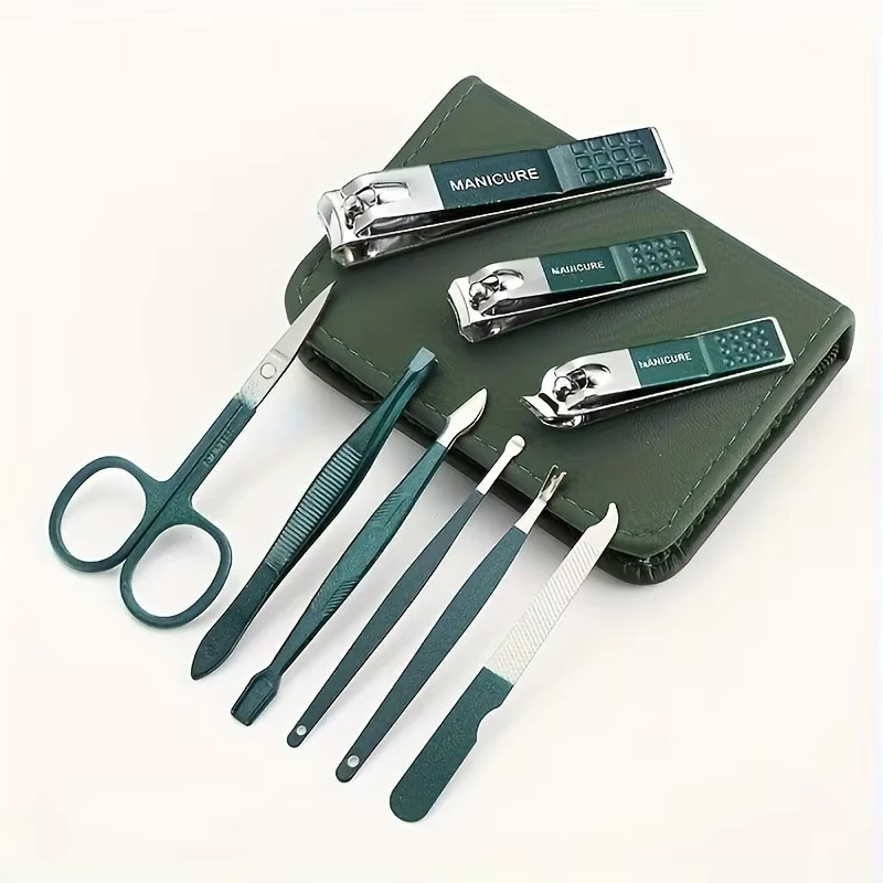 Ouriner Maniküre-Set aus Edelstahl, 6-teilig, Unisex - Bild 3