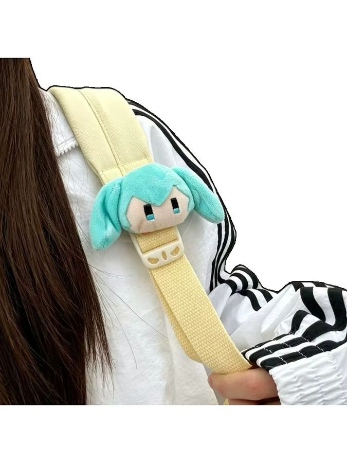 Bandai Hatsune Miku Plüsch-Schulterpuppe, Rucksackanhänger, Anime - Bild 3