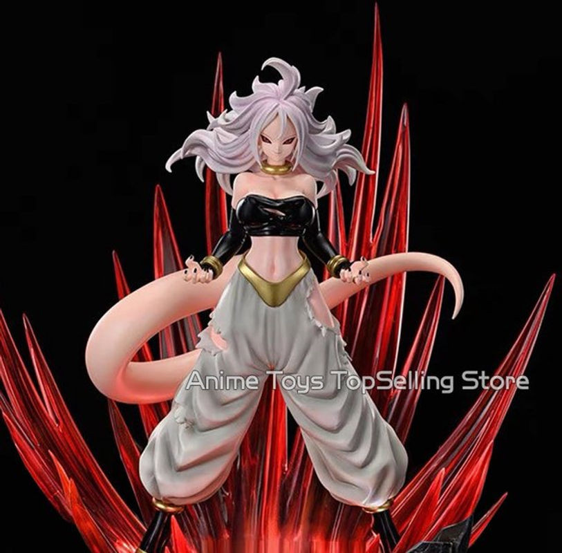 Bandai Dragon Ball Z Anime Figur Android 21 und Majin Buu PVC Statue mehrfarbig Höhe: 28 cm - Bild 1
