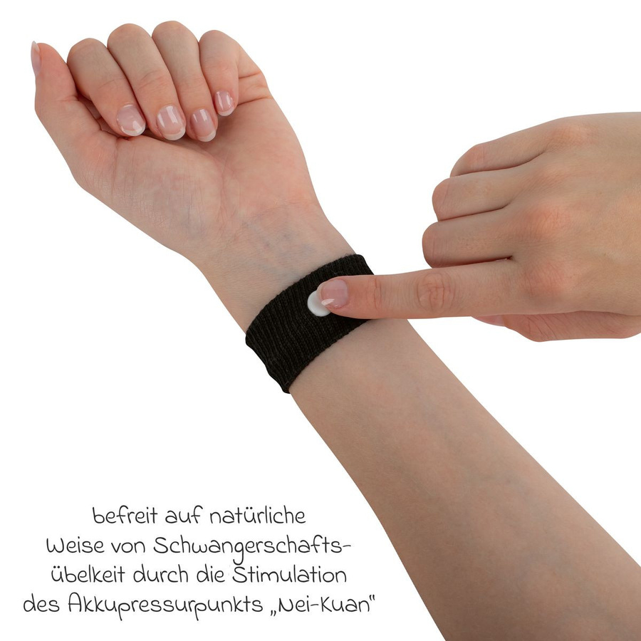 Reer Akupressur-Armband, Schwarz, Damen - Bild 2