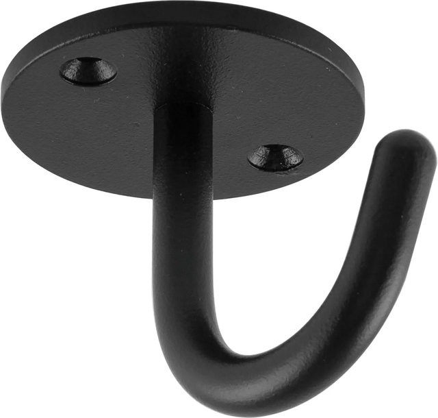 Simausrom Einfach-Haken Delta aus Stahl in Schwarz mit Feinstruktur, B: 7,1 cm, H: 5,9 cm - Bild 1