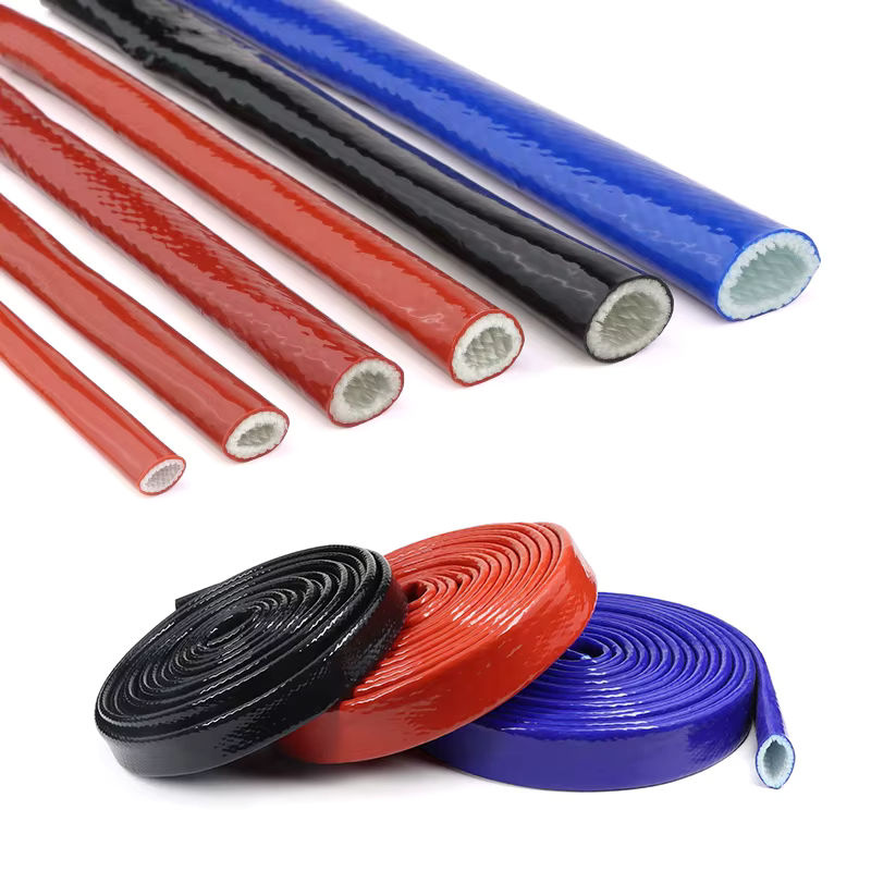 Feuerhemmendes Silikon-Fiberglasrohr mit verdickter Isolierung, schwarz, 4 mm – 35 mm - Bild 4