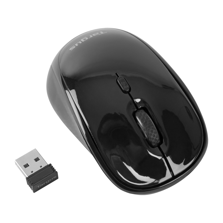 Targus Optische Blue Trace USB-A Maus in Schwarz und Blau - Bild 3