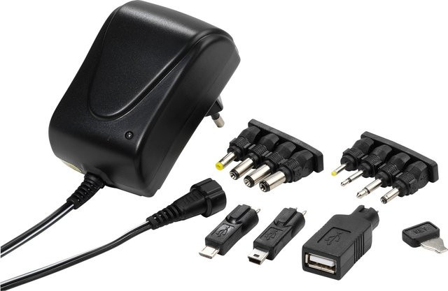 Vivanco Netzteil für Elektronikgeräte mit USB-A und Micro-USB, 3-12V, max. 2.100mA, Schwarz - Bild 1