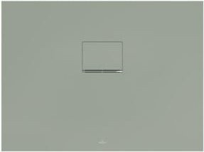 Villeroy & Boch Duschwanne Squaro Infinity, rechteckig, grau, B/T/H: 100 x 75 x 4 cm - Bild 1
