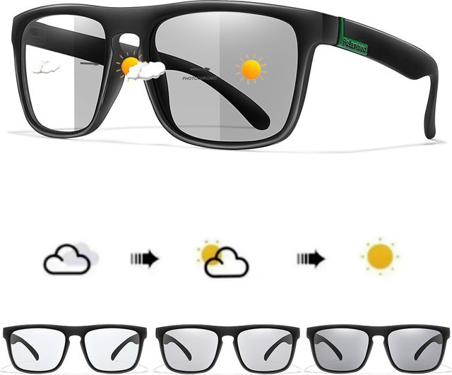 LOISRUBY Sonnenbrille, square, Vollrand, Kunststoff, black, Unisex - Bild 1