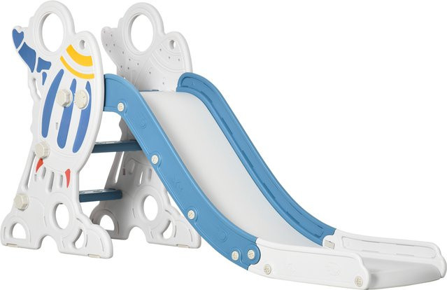 AIYAPLAY Kinderrutsche, Raketen-Design, Blau, ab 1,5 Jahre - Bild 1