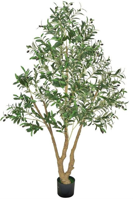 Künstlicher Olivenbaum von Buying Solutions, MB in Grün mit Topf, Höhe: 183 cm - Bild 1