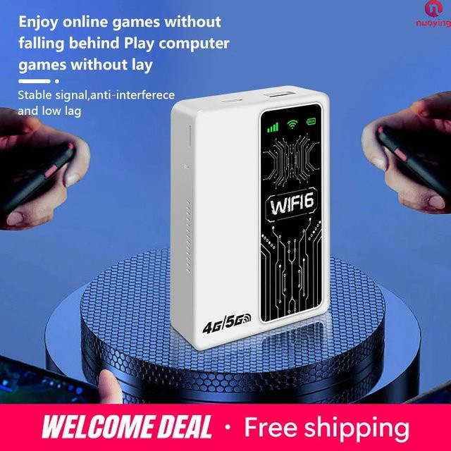 NUOYING M20 Kompakter Kabelloser 4G LTE WiFi6 Hotspot Tragbares Outdoor-Netzwerkmodem - Bild 1