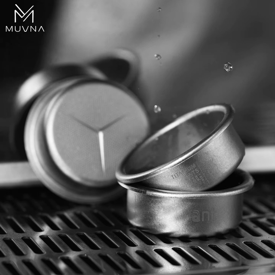 Muvna Titan Ants Präzisionsfilterkorb für Espresso, 58 mm, Silber, 18 g - Bild 3