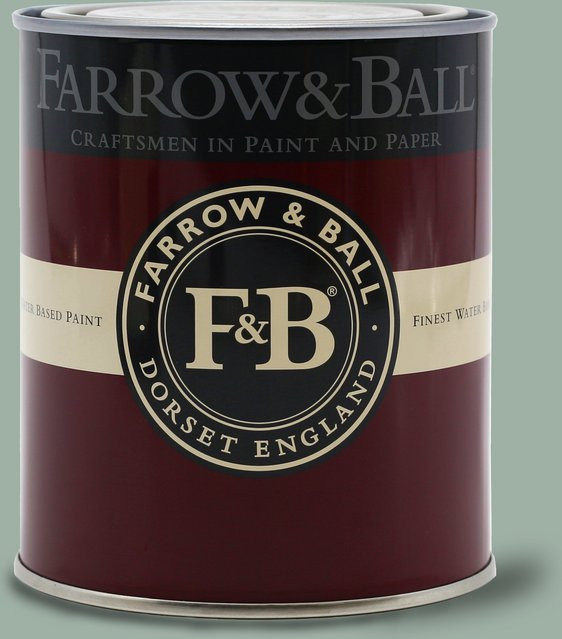 Farrow & Ball Flat Eggshell Archive Colour Pond Green G7, Wasserbasierte Wandfarbe in Grün/Türkis, 0,75 l - Bild 1