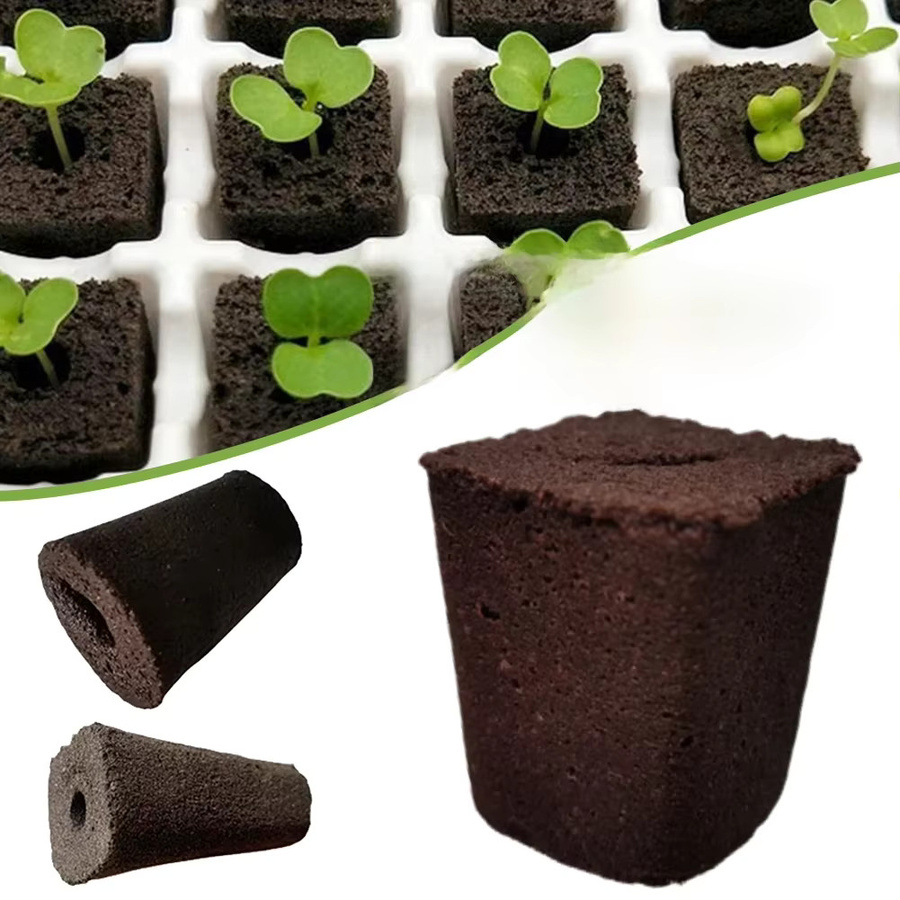 50 Stück Multiyilego Seed Starter Plugs für Hydrokultur in Braun - Bild 5