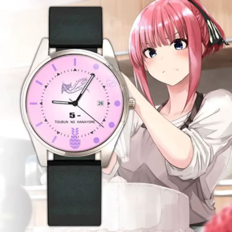Bandai Die Quintessential Quintuplets Anime Quarzuhr mit rundem Gehäuse - Bild 2