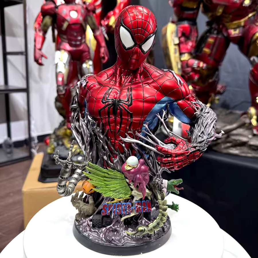 Hot Toys Marvel Spider-Man GK Büstenstatue Breaking Out, Superhelden-Halbkörperskulptur - Bild 2