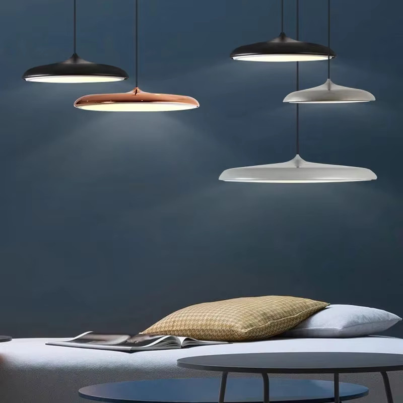 MZISOSOD LED Pendelleuchte Minimalistisches Rundes Design in Gold/Messing für Esszimmer und Küche - Bild 5