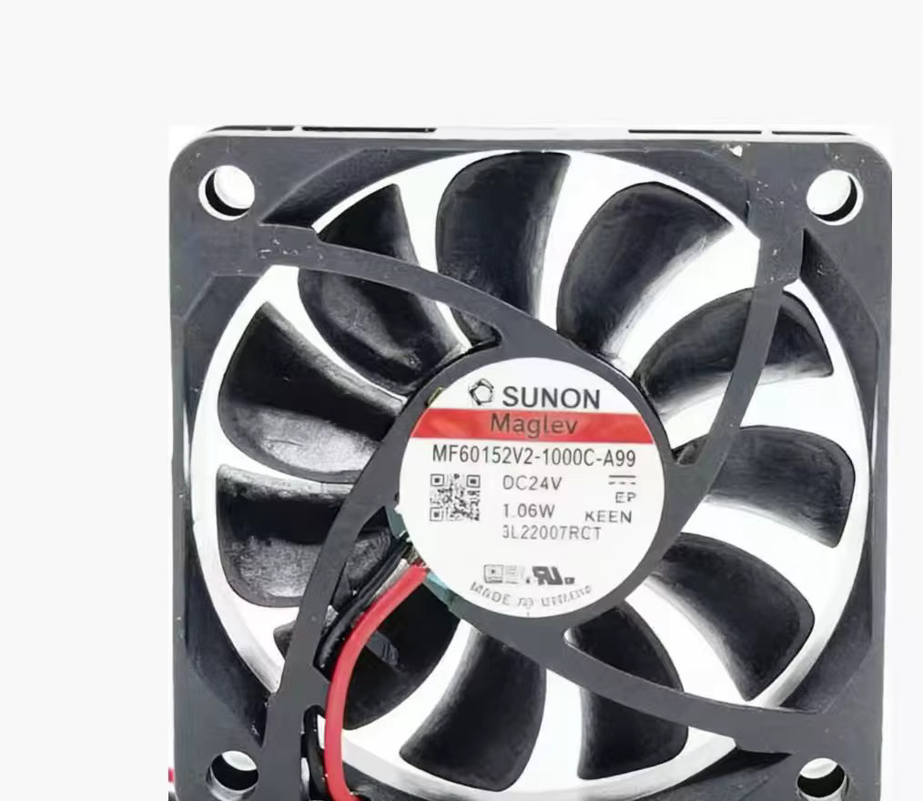 SUNON Silent-Inverter-Lüfter MF60152V2-1000C-A99 Gehäuse Lüfter 24V 1,06W Schwarz 6 cm - Bild 1