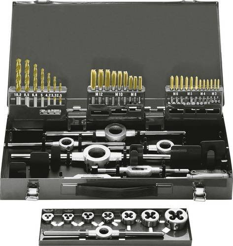Exact 10731BE Einschnittgewindebohrer-Set in Silber - Bild 1