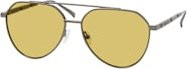 Alexander McQueen AM 0478S Sonnenbrille Aviator, Metall, Herren, grey green yellow - Bild 1